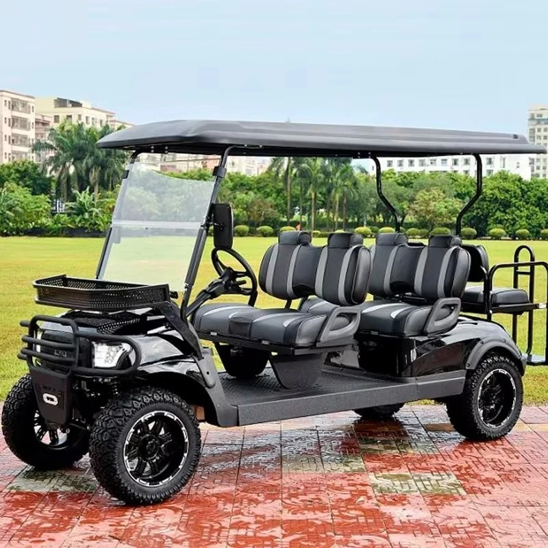 Enduring 6-Seater Electric Golf Cart for Long-Range Course Exploration Durable Electric Golf Cart with Competitive Prices LXM