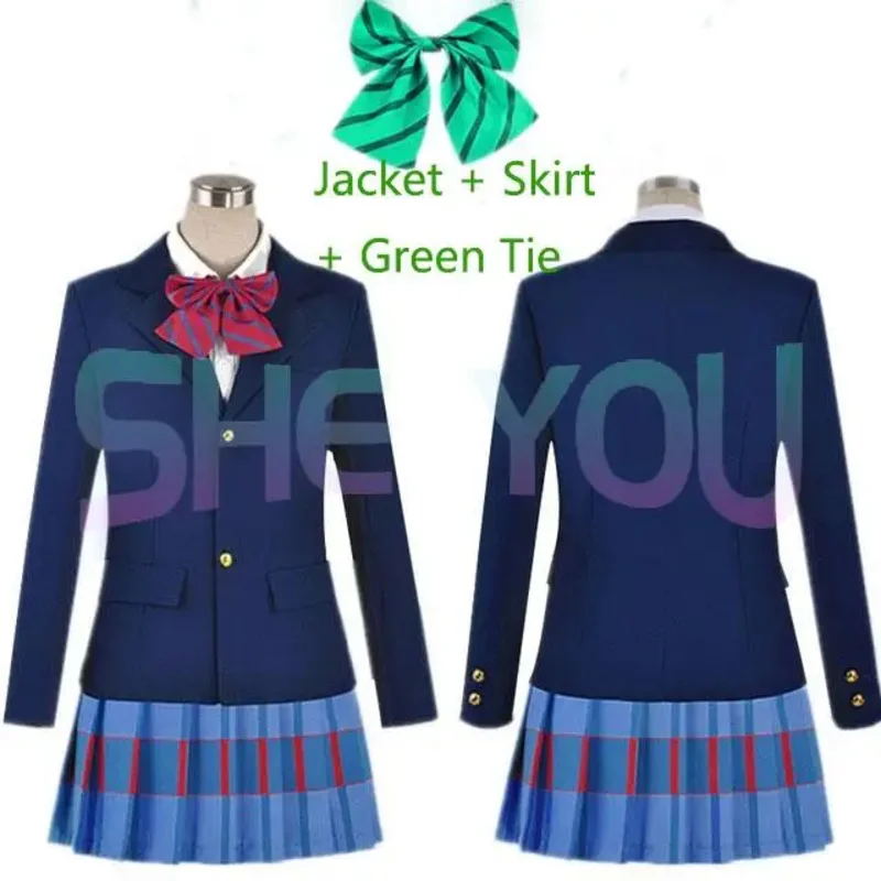 Love Live! Love Live Cosplay Costumes Lovelive Kousaka Honoka Minami Kotori Ayase Eli Tojo Nozomi Nishikino Maki School Uniforms