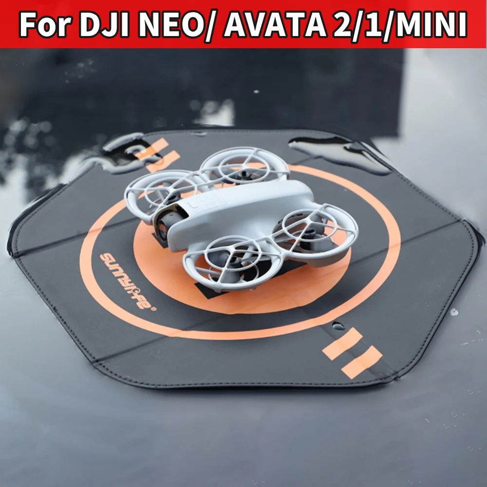 35 см посадочная площадка для дрона, универсальный складной посадочный коврик, водонепроницаемая посадочная площадка для самолета для DJI NEO/Mini4Pro, аксессуары для дронов