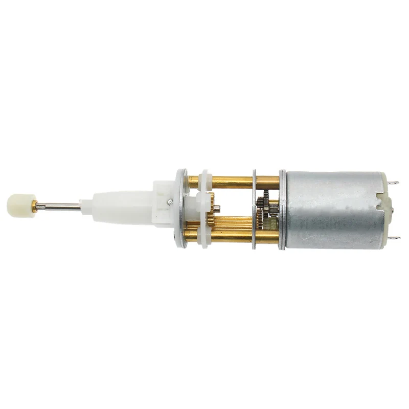 Micro dc engrenou o motor dc 3v 6v que gira o impulso telescópico do motor pequeno e puxa o controlador alternativo da velocidade do motor pwm