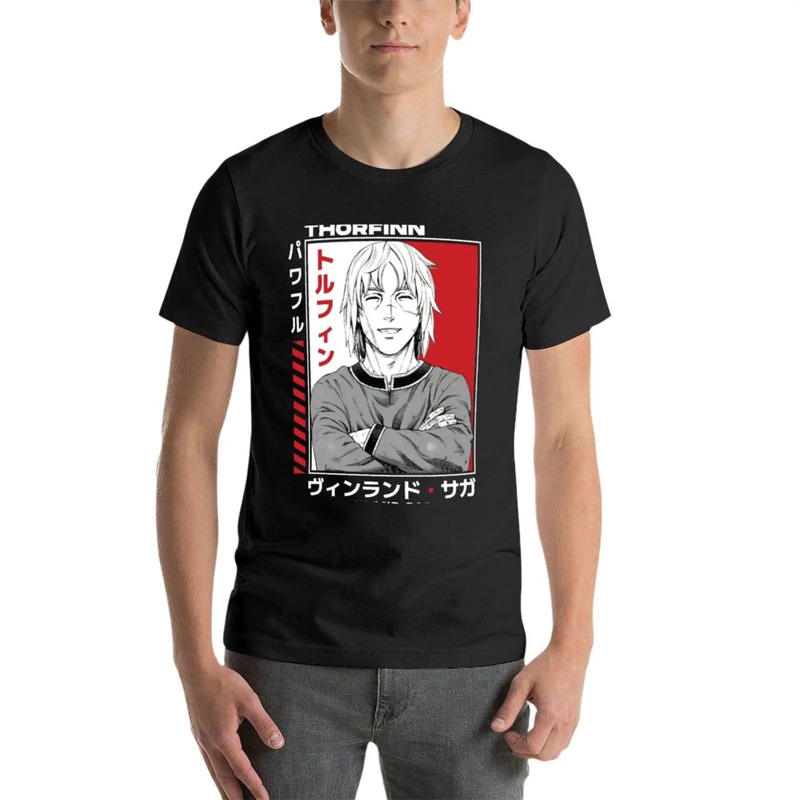 New Thorfinn Smile | Vinland Saga T-Shirt custom t shirts t shirt man Anime t-shirt vintage clothes Men's clothing