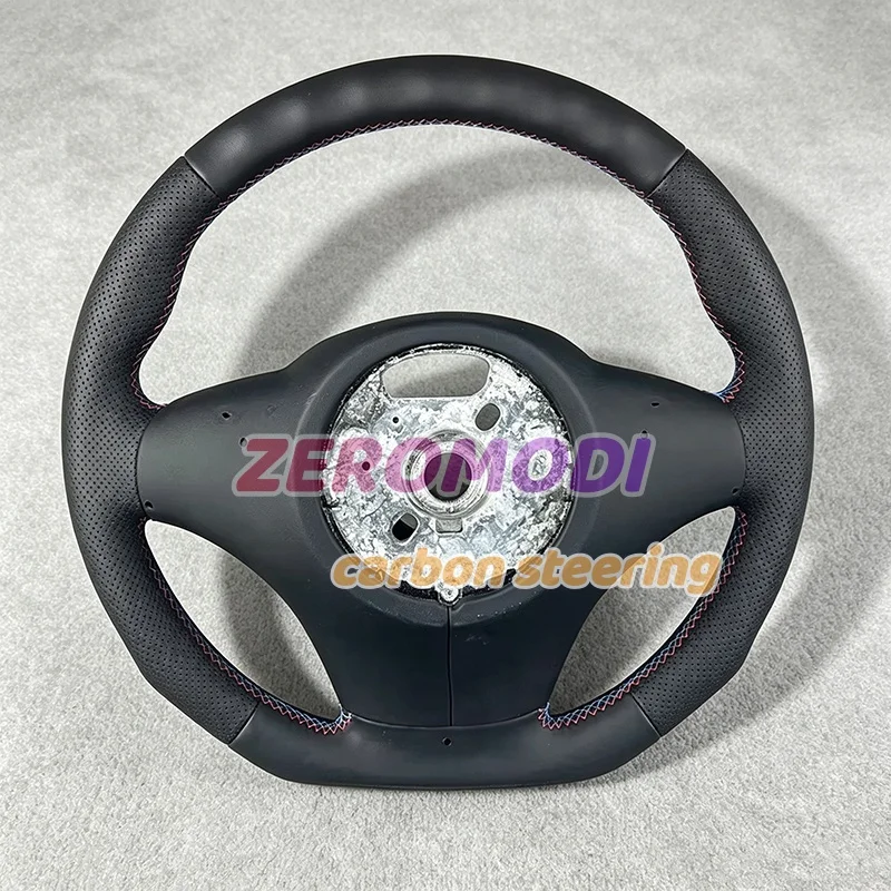 Custom D Shape Real Carbon Fiber Steering Wheel For BMW X3 E83 X5 E53 Replacement Sport Steering Wheel