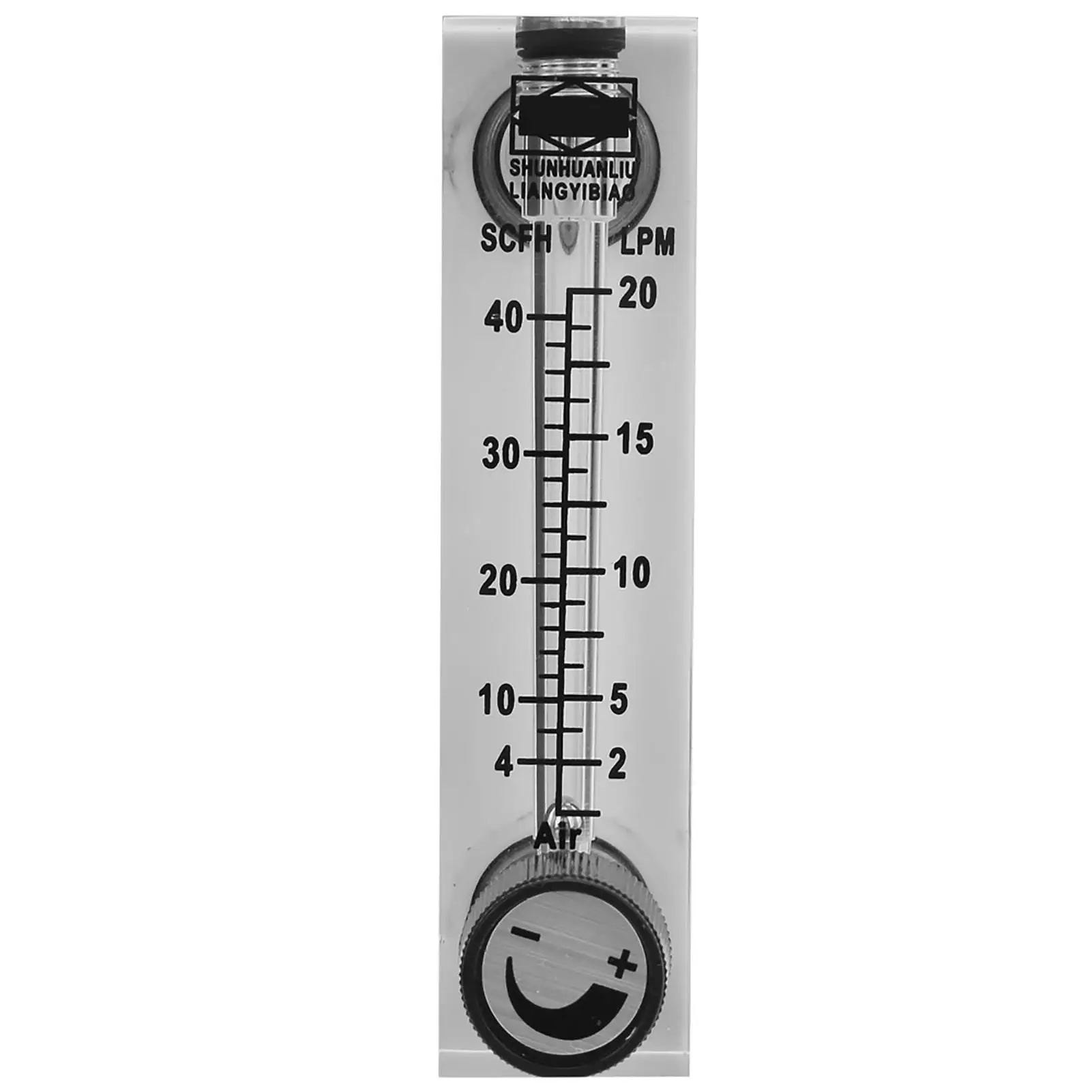 

Panel Gas Flowmeter LZM-6T 2-20LPM/4-40SCFH Brass BSP 1/4 Female Connection