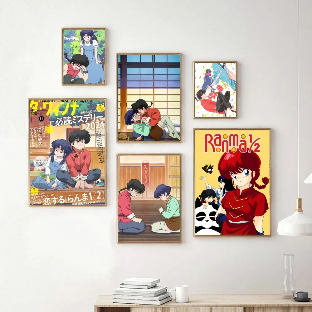 

Japanese Anime R-Ranma 12 Poster Modern Art Print Gallery Wall Decor For Living Room Bedroom Office Creating Serene Ambiance