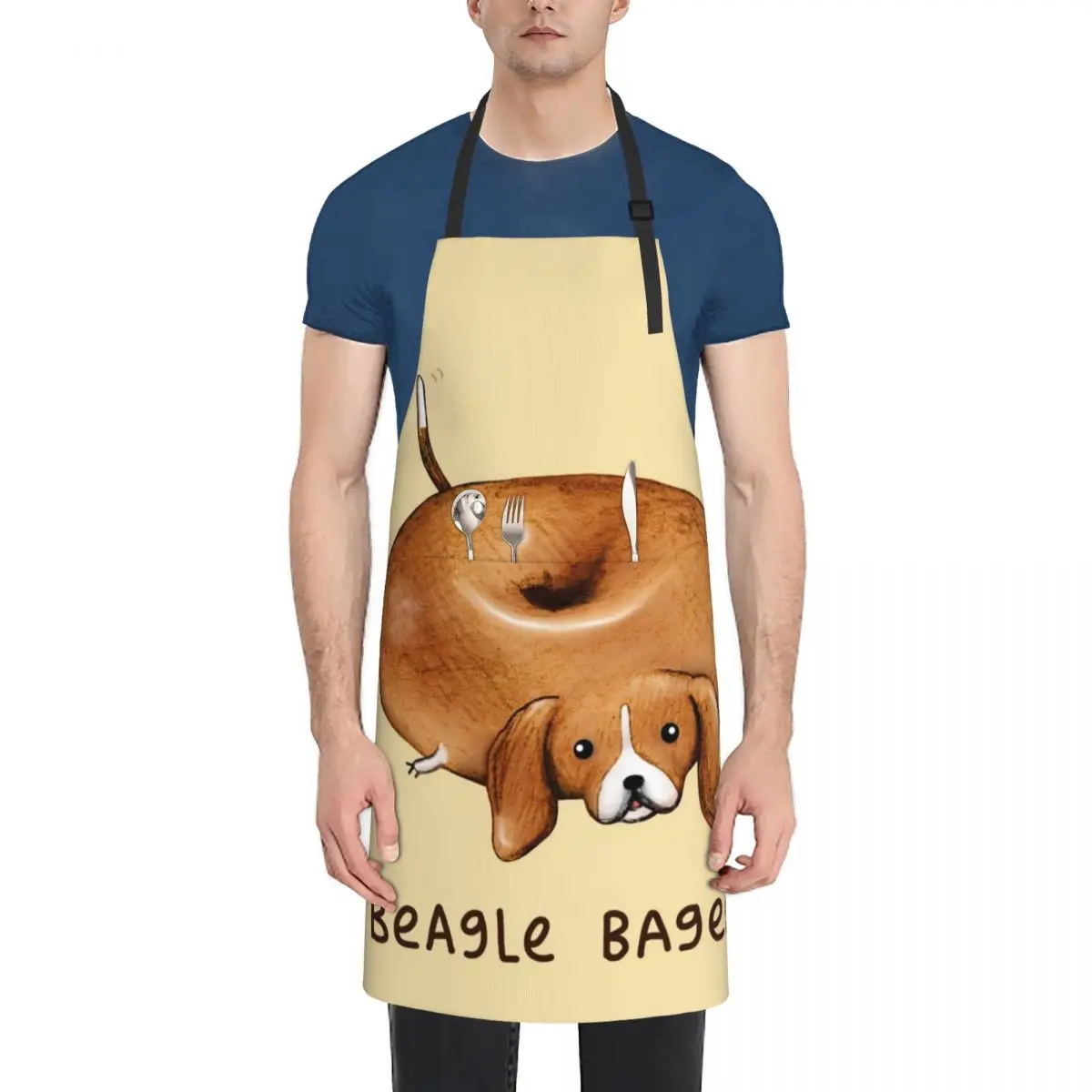 

Beagle Bagel Apron painters men Kitchen Women Apron