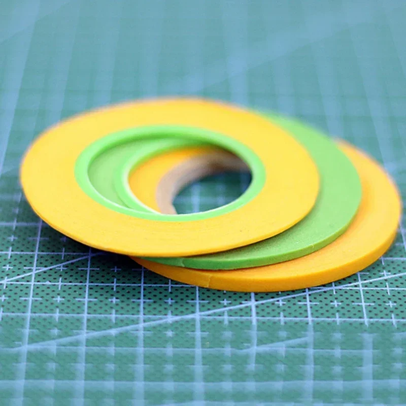 Model Spraying Coating Color Ultra Tape Fine DIY Special Masking Tape (wide 1mm/2mm/3mm) 18m/long Model Covering Tape