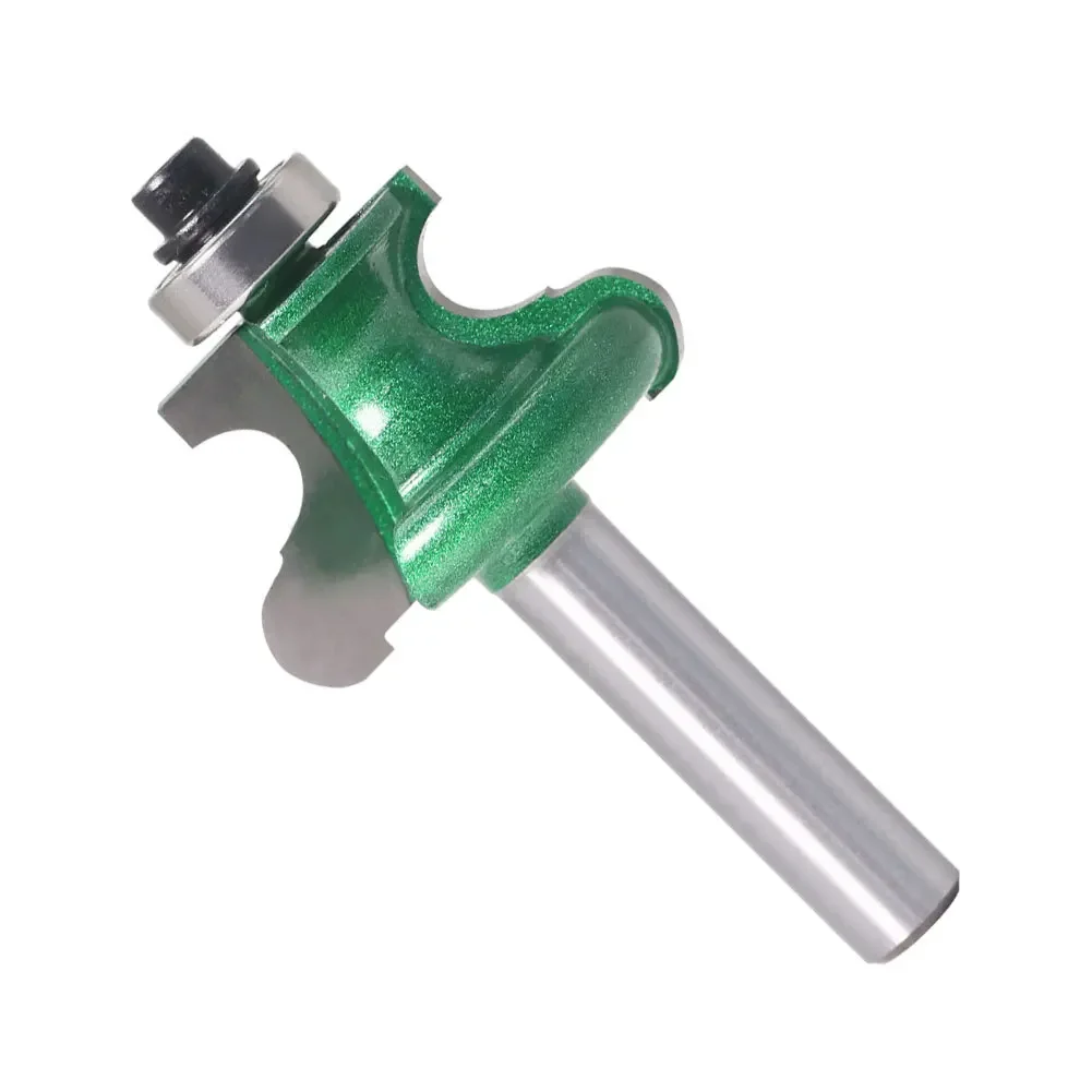 1pc 8mm Shank Bead Molding Router Bit Flute & Beading Line Woodworking Tenon Milling Cutter for Wood Tool