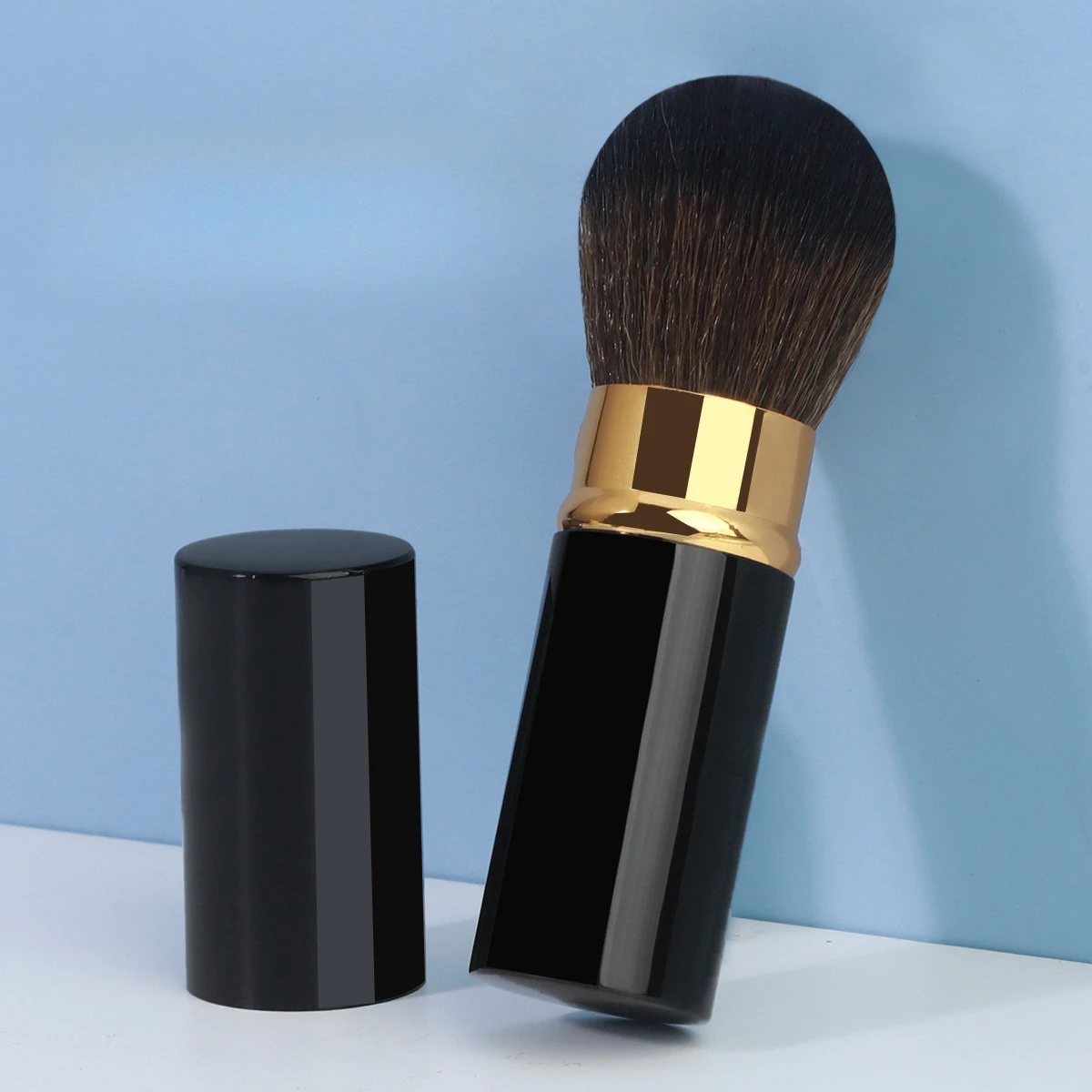 1 قطعة فرشاة قابلة للسحب فرشاة للمكياج مسحوق أحمر الخدود مسحوق الأساس الوجه المخفي كابوكي فرشاة للمكياج أدوات التجميل #3