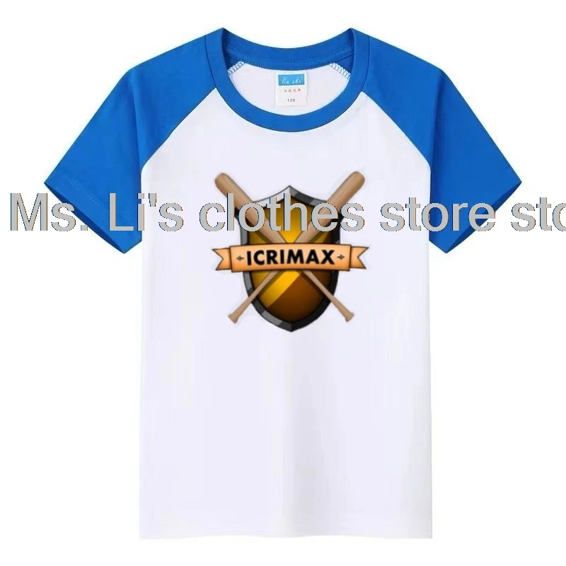 2024 NEW Hot Sale icrimax Merch Boys/Girls cotton Tshirt Funny Unisex Tops