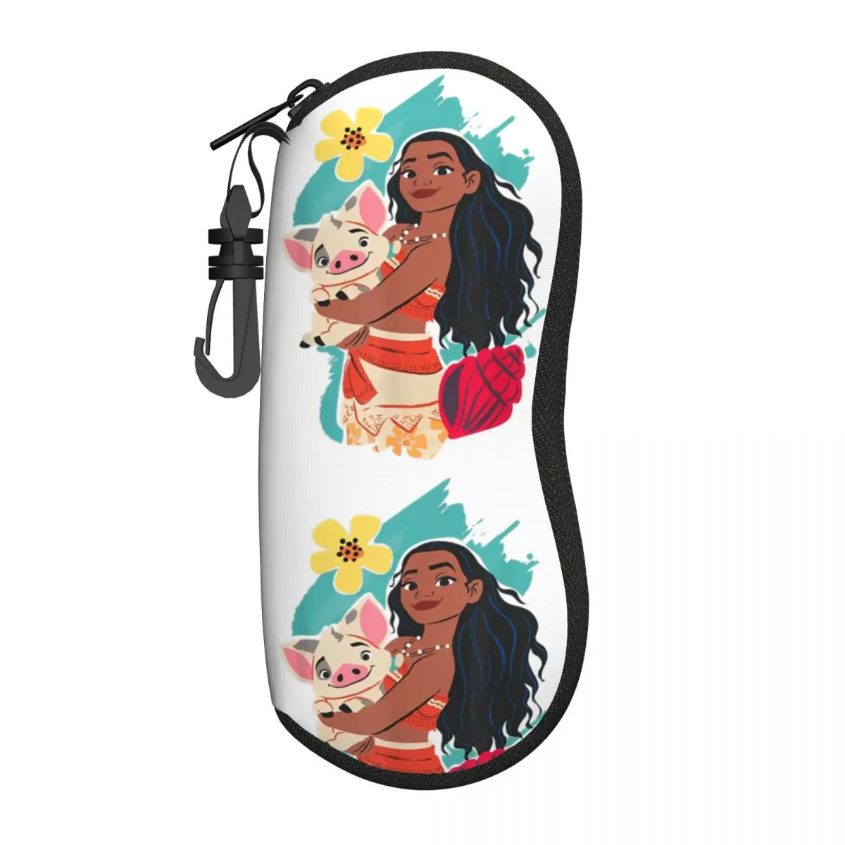 

Princess Moana And Pua Glasses Case Travel Box Eyewear Box Anti-Pressure Glasses Box