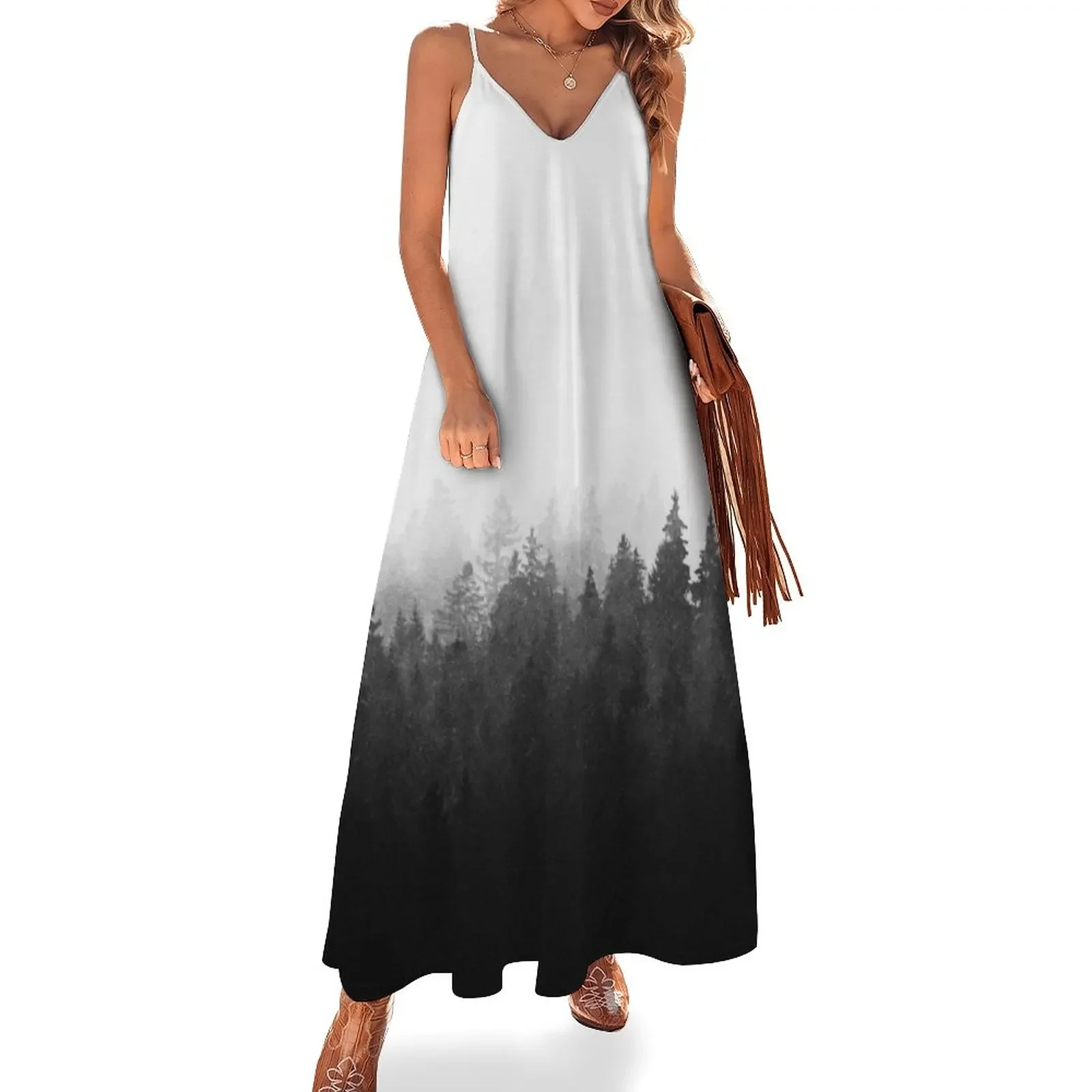 

A Wilderness Somewhere Sleeveless Dress women's summer dress 2025 women's dresses luxury