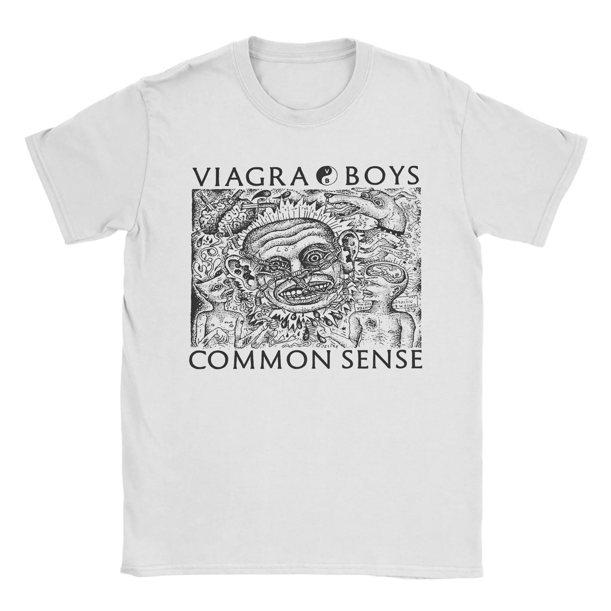 Camiseta con estampado de Viagra Boys para hombre y mujer, camiseta de banda de punk rock, camisetas 100% de algodón, ropa