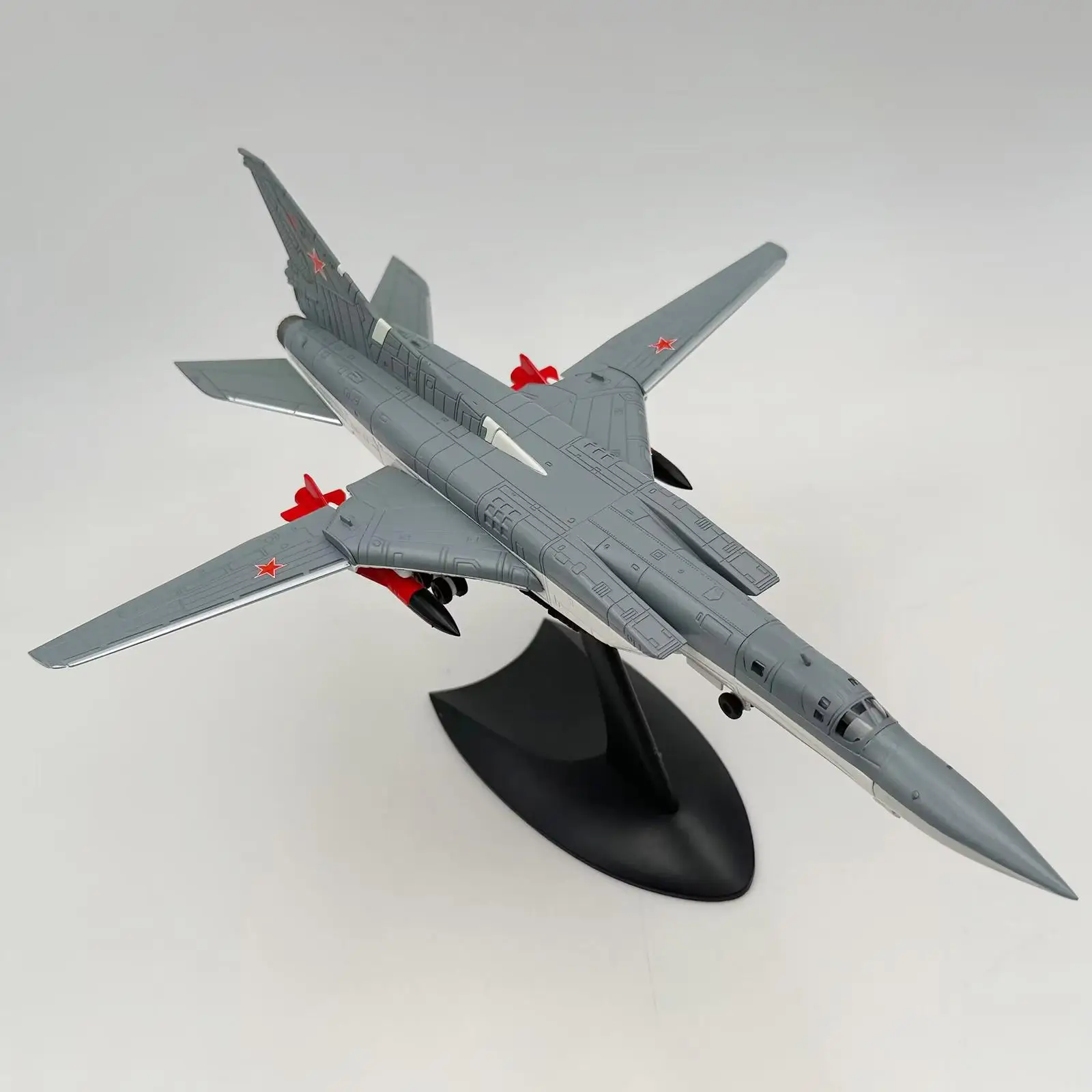 Alloy 1:144 Diecast Fighter Model with Display Base, Retro Plane Kids Adults Toy, Collection Miniature Toys for Home Bar