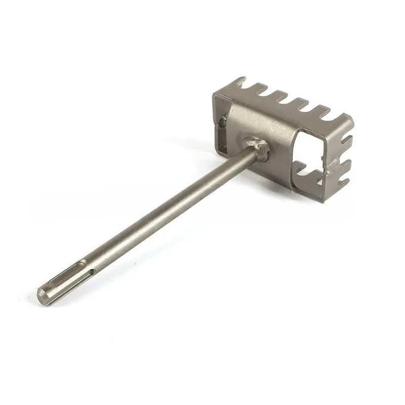 

Прочный квадратный пробойник для отверстий, инструмент для быстрого вырезания квадратных отверстий в цементных стенах, кирпиче, бетоне