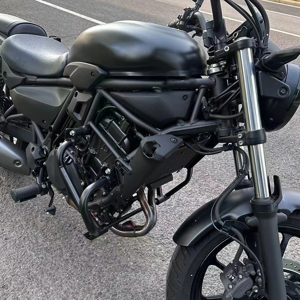 قضبان حماية المحرك على الطريق السريع من الصدمات لـ Kawasaki ELIMINATOR SE 400 500 450 E500 E450 2023 2024 2025 قضبان حماية الإطار