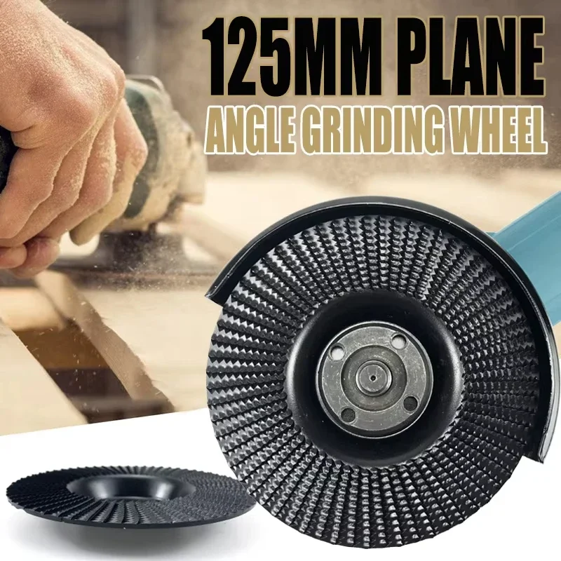 125mm Flachschleifscheibe Holzpolierscheibe Holzschnitzwerkzeug Schleifscheibe Schleifwerkzeug für Winkelschleifer – Detail 2