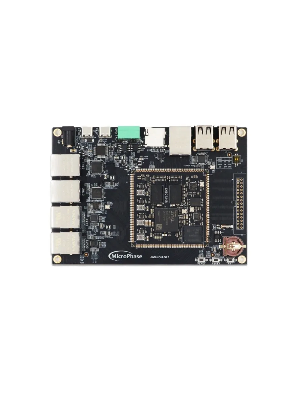 FPGA Development Board with Xilinx ZYNQ ARM 7010 7020, Multi Port Industrial Ethernet XME0724-NET