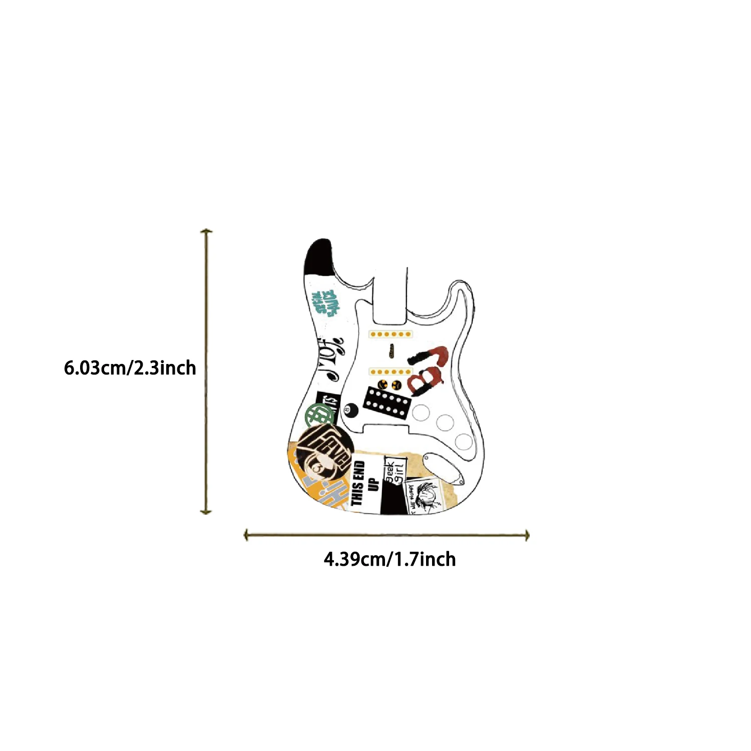 50 adesivi per chitarra, diari, laptop, bagagli, skateboard, adesivi per cartoni animati, decorazioni regalo divertenti e classiche