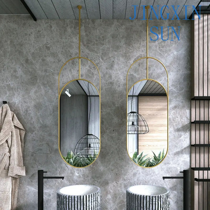 Customized oval mirror, bathroom, toilet bathroom mirror, boom  smart touch