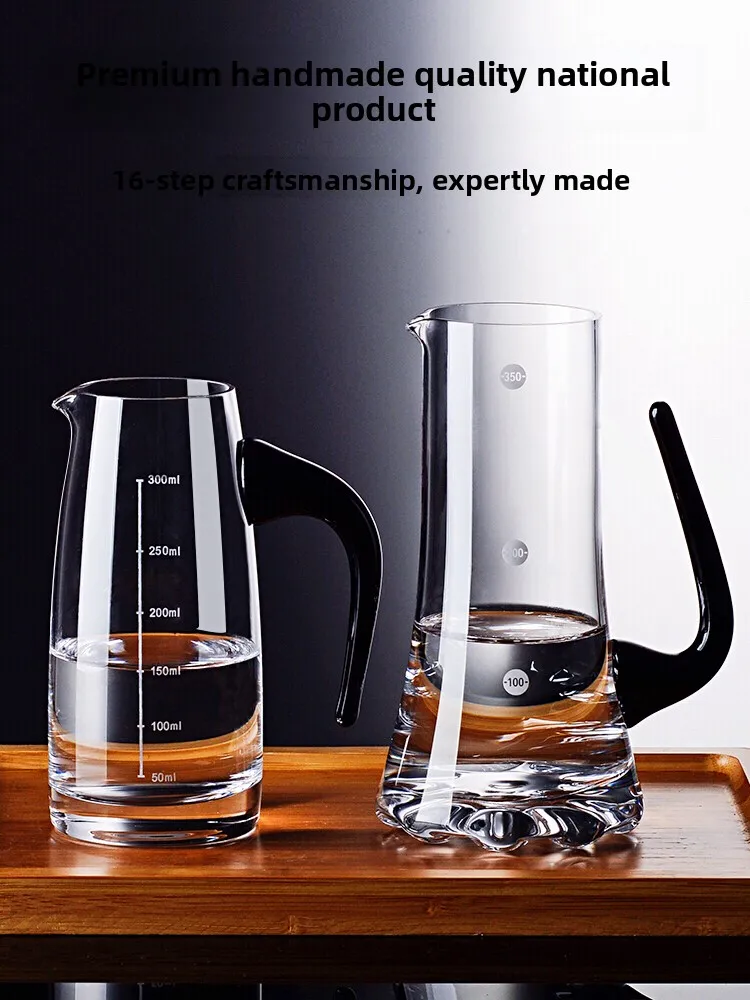 Crystal Glass Liquor Server Restaurant Small Size Red Wine Aerator Home Use Hard Liquor Cup Whiskey Decanter Chinese Style