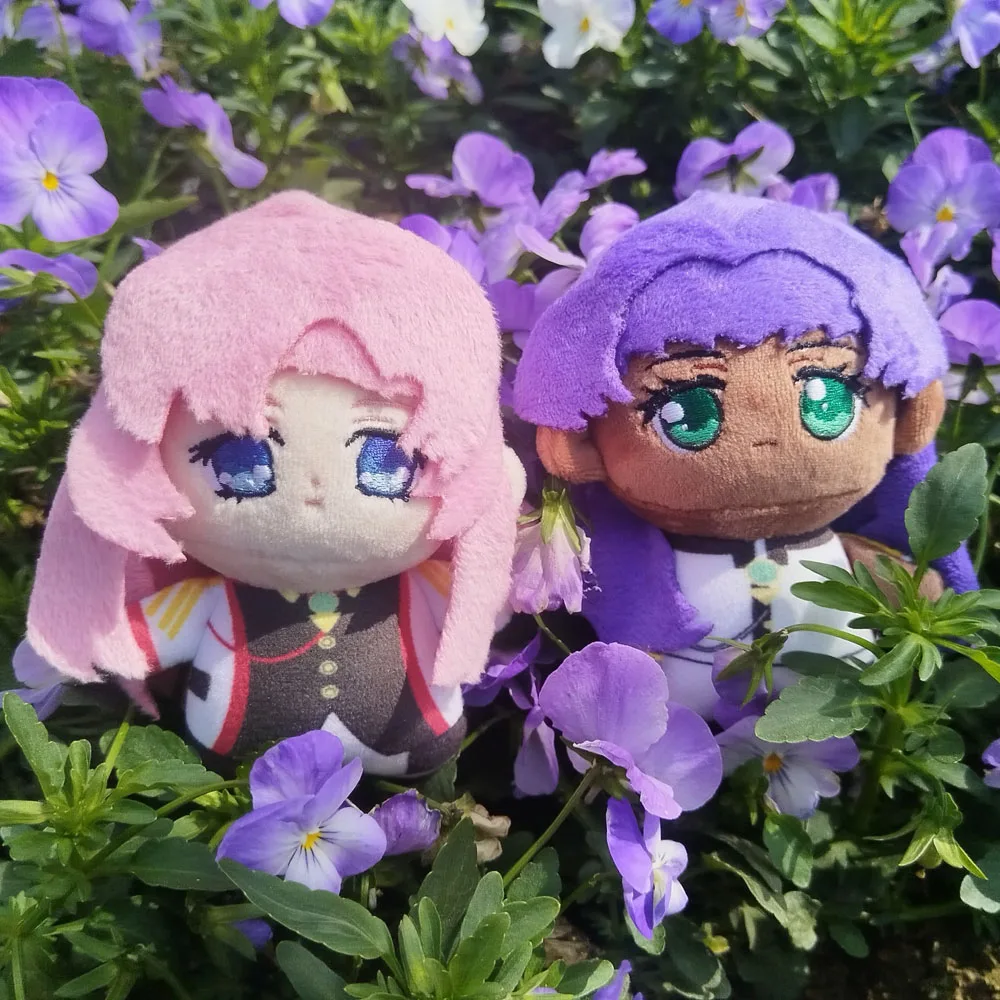10cm Cute Revolutionary Tenjo Utena Plushie Dolls Anime Girl Himemiya Anthy Plush Doll Toys Pendants Keychain Birthday Xmas Gift