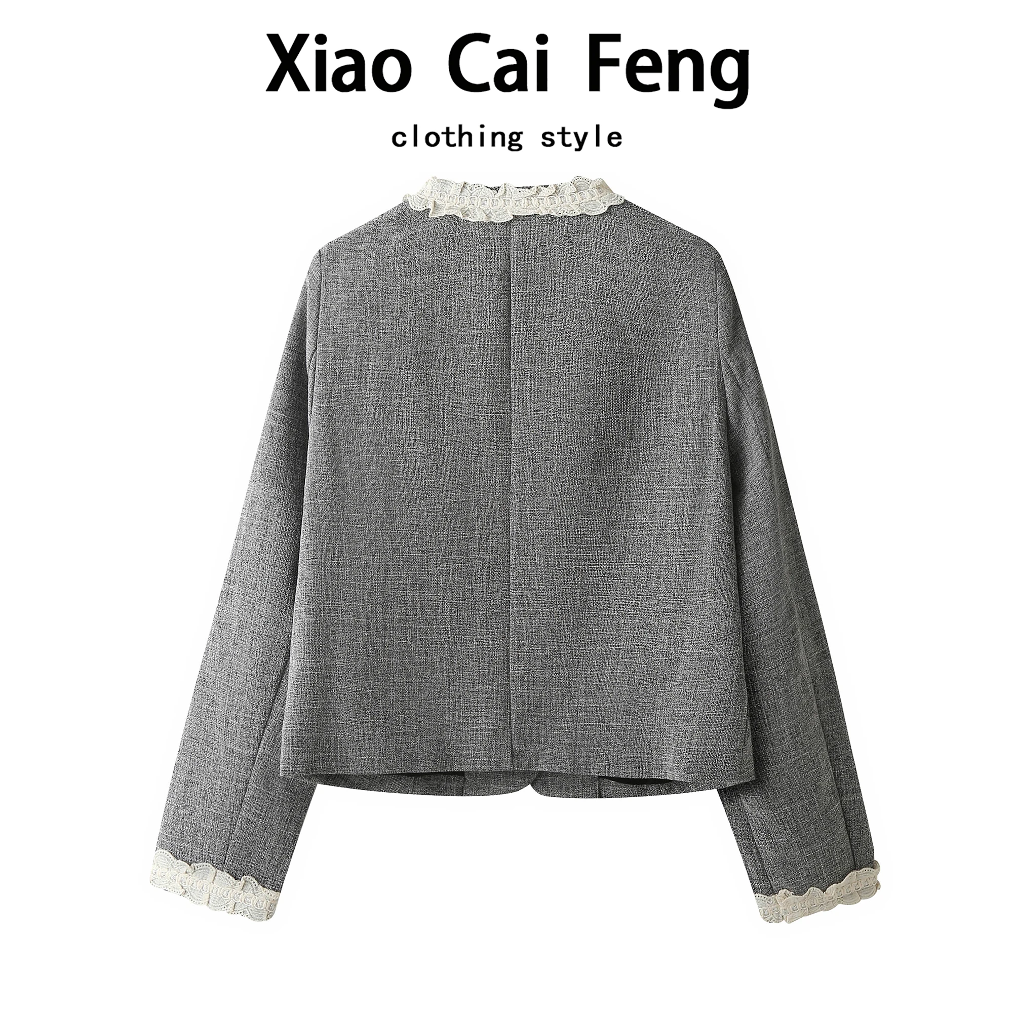 Ele ort Jaet acolchado Faion Fraance Sle con madera ain otoño nueva llegada Lady's Ele Spirit