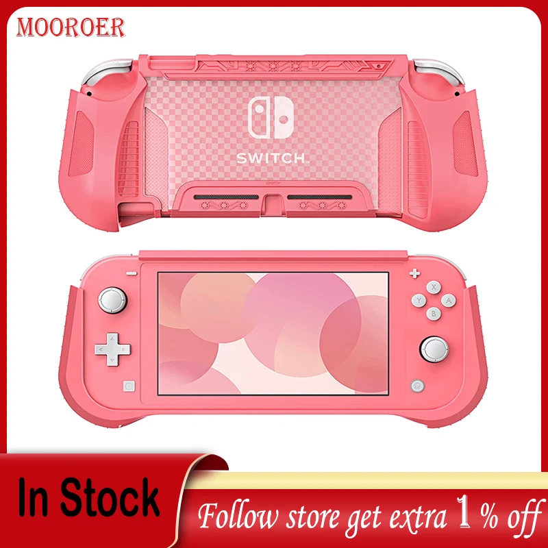 

Mooroer Case Compatible with Nintendo Switch Lite, TPU Protective Cover for Switch Lite with Anti-Scratch/Anti-Dust Lite Case