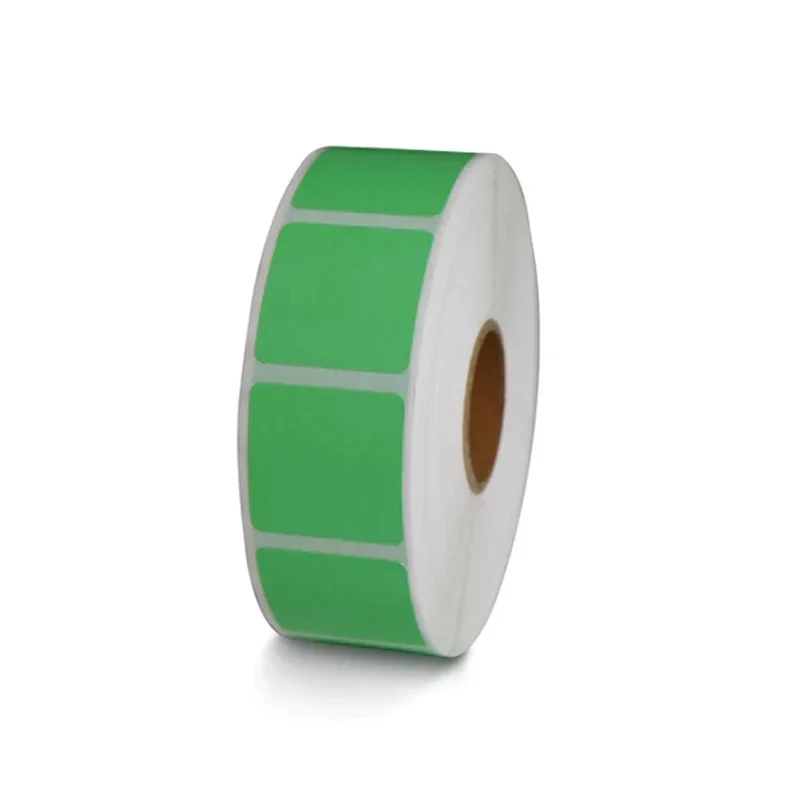 Label Manufacturer Wholesale Custom 1x1 Inch  QR Code Stickers  25 mm X 25 mm Color Labels 1380 labels per roll