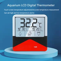 External Aquarium LCD Digital Fish Tank Thermometer Touch Screen Temperature Meter Temperature Control For Fish Tank Accurate