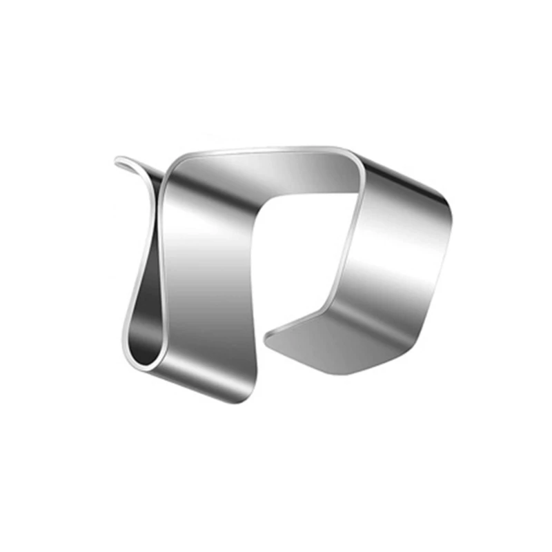 Prácticos clips para canalones luz, 50 clips para decorar con luces navideñas, colgadores metal, montaje luz para