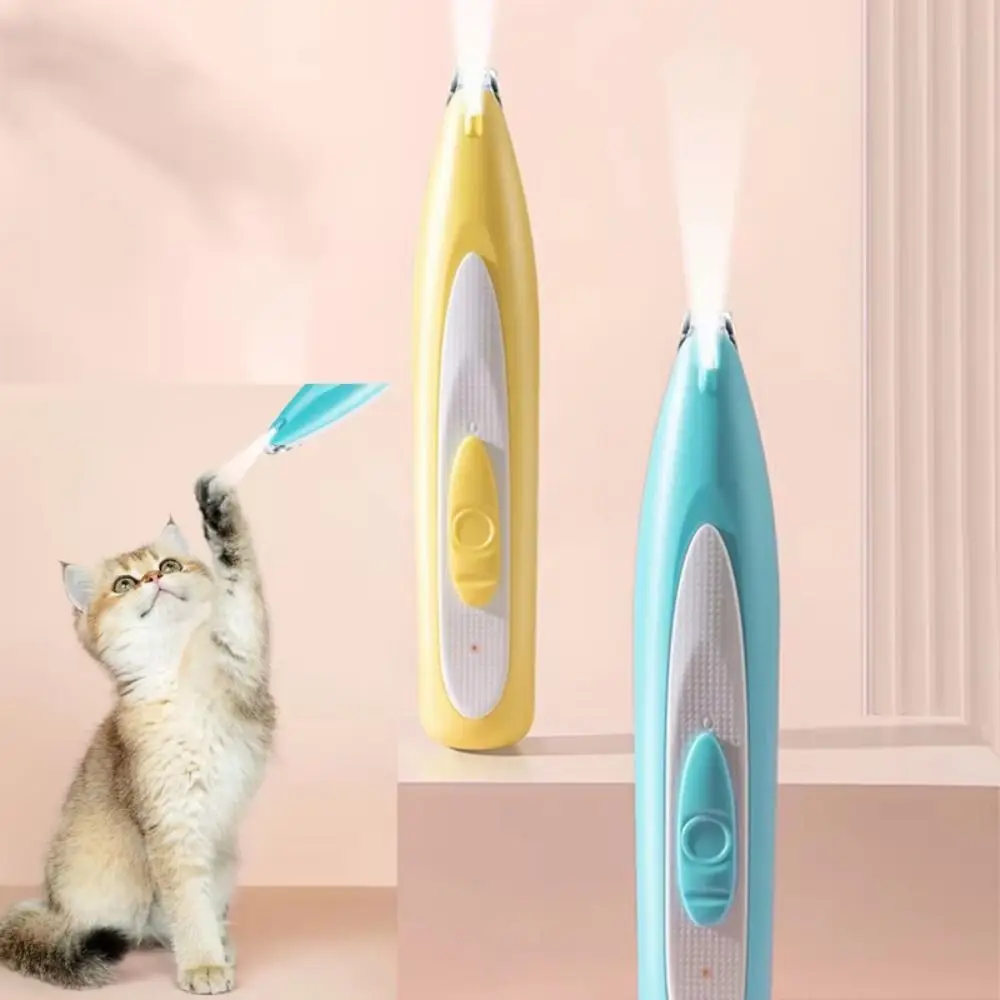 

Cordless Pet Foot Trimmer LED Display Portable Cat Paw Shaver USB Rechargeable with Brush Pet Electric Push Clippers Paw Pads