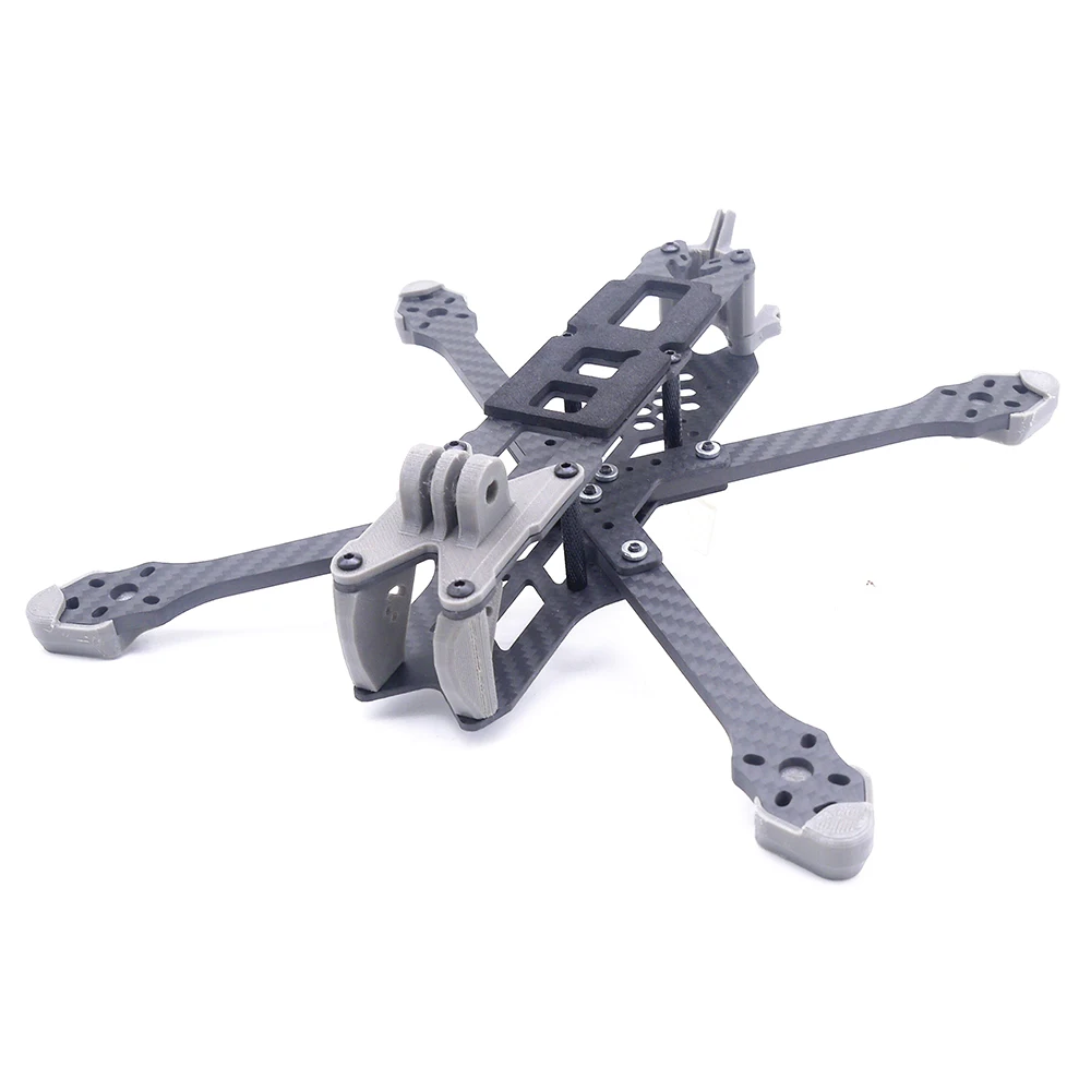 TEOSAW Dipper 5 230mm Wheelbase Thickness X Type 5 Inch Freestyle Frame Kit Support VISTA / DJI Air Unit for RC Drone FPV Racing