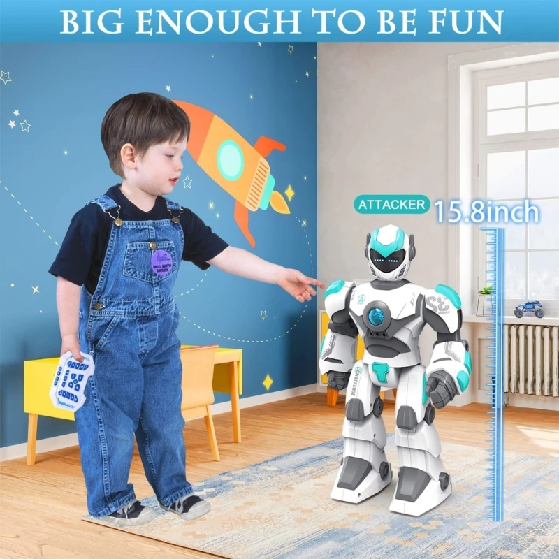 Gesto de detecção rc robô falar dança interativo programável robô controle voz cantar música brinquedos controle remoto inteligente