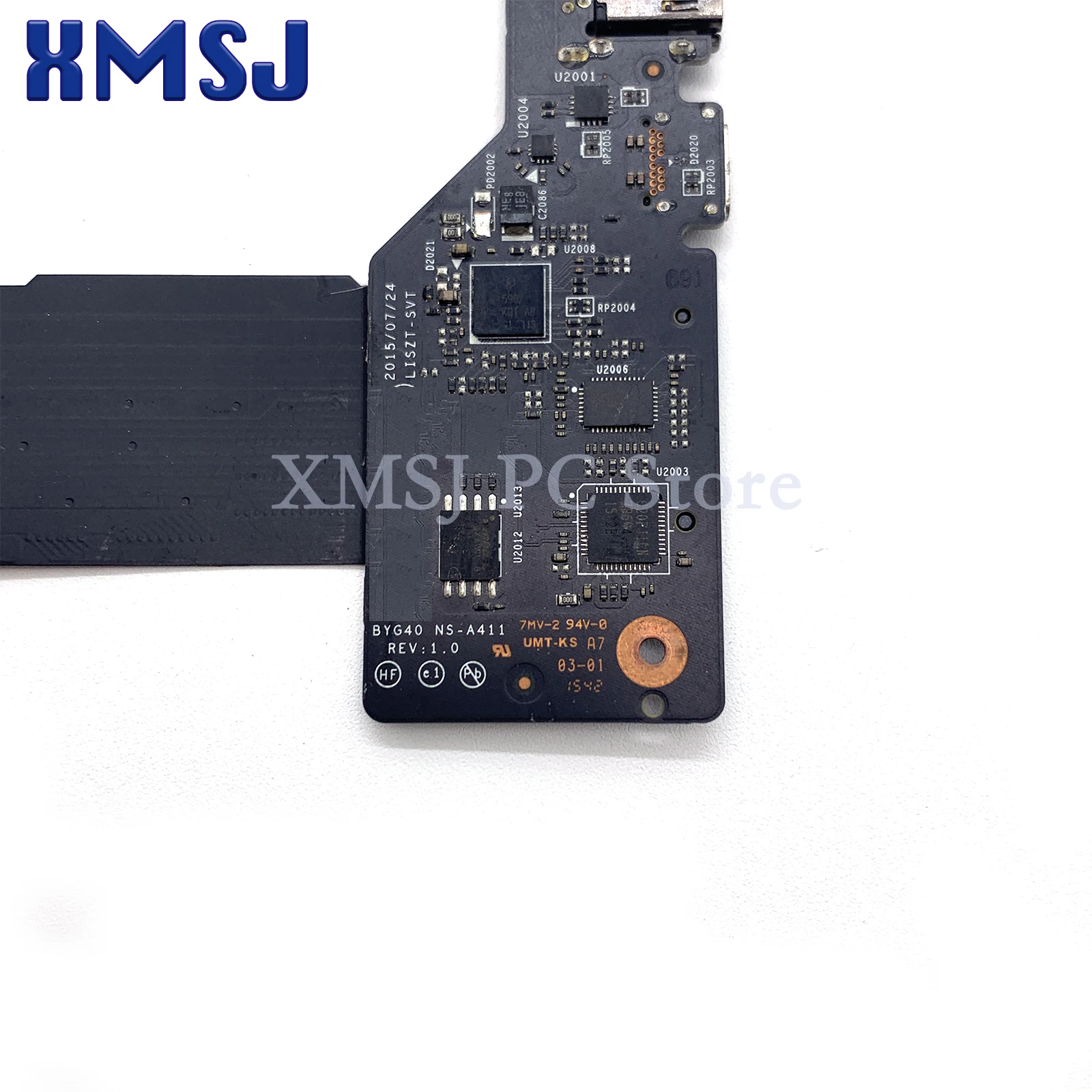 

BYG40 NS-A411 NS-A412 For Lenovo Yoga 900-13ISK Yoga 900-13ISK2 Power Switch Board Laptop USB Audio Hdim Speakers SET PAIR