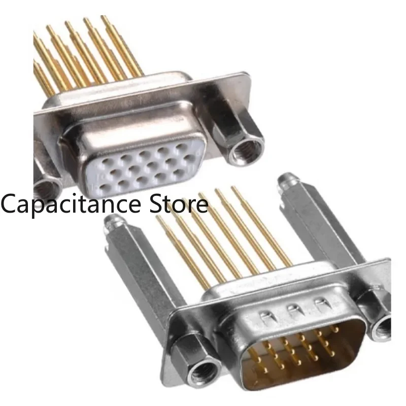 

10PCS DB15P female heightened front rivet nut insertion plate HDB15P male with fish fork column
