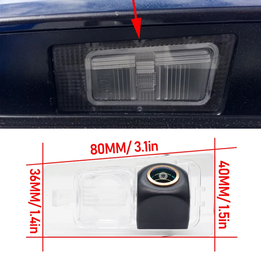 170 Degree HD 1080P Car Rear View Camera For Kia Ceed SW JD 2012 2013 2014 2015 2016 2017 2018 Reverse Vehicle Monitor Golden
