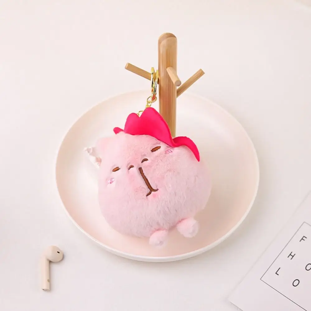 Pinch Capybara Plush Pendant Squeeze Multicolour Squeak Capybara Plush Keychain Speak Bangs Plush Dolphin Doll Pendant