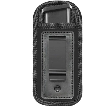 Tactische Single Magazijn Zakje Holster Iwb Verborgen Dragen 9Mm. 40 .45 Mag Holster Voor Glock 17 19 43 Sig 1911 S & W M & P Beretta