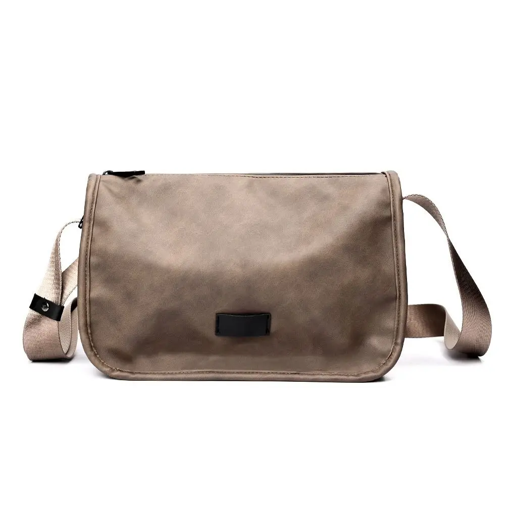 

Waterproof Male Shoulder Bag Dull Polish Multi Layer Shoulder Belt Bags Wear Resistant Large Capacity Single-shoulder Bag