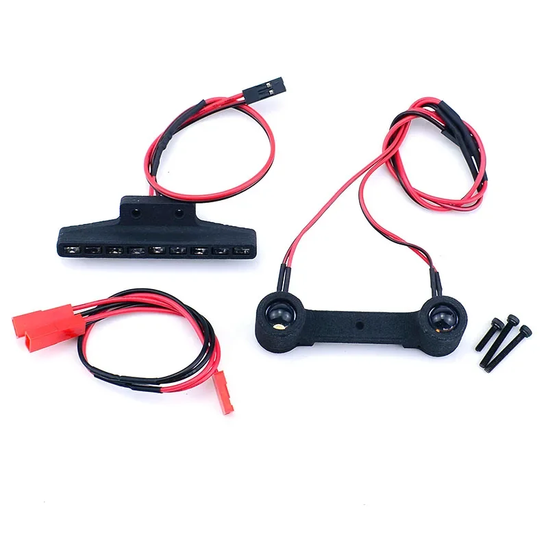 For 1/16-Scale Traxxas Mini E-RVEO Front /Rear LED Light Headlights Taillights Kit Spotlight Monster Truck RC Car Part