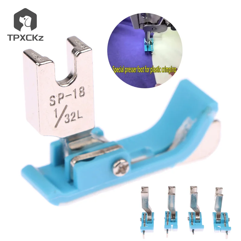 Plastic SP-18 Edge Presser Foot Embedded Line Presser Foot Flat Car Plastic Beef Tendon Edge Presser Foot Sewing Accessories