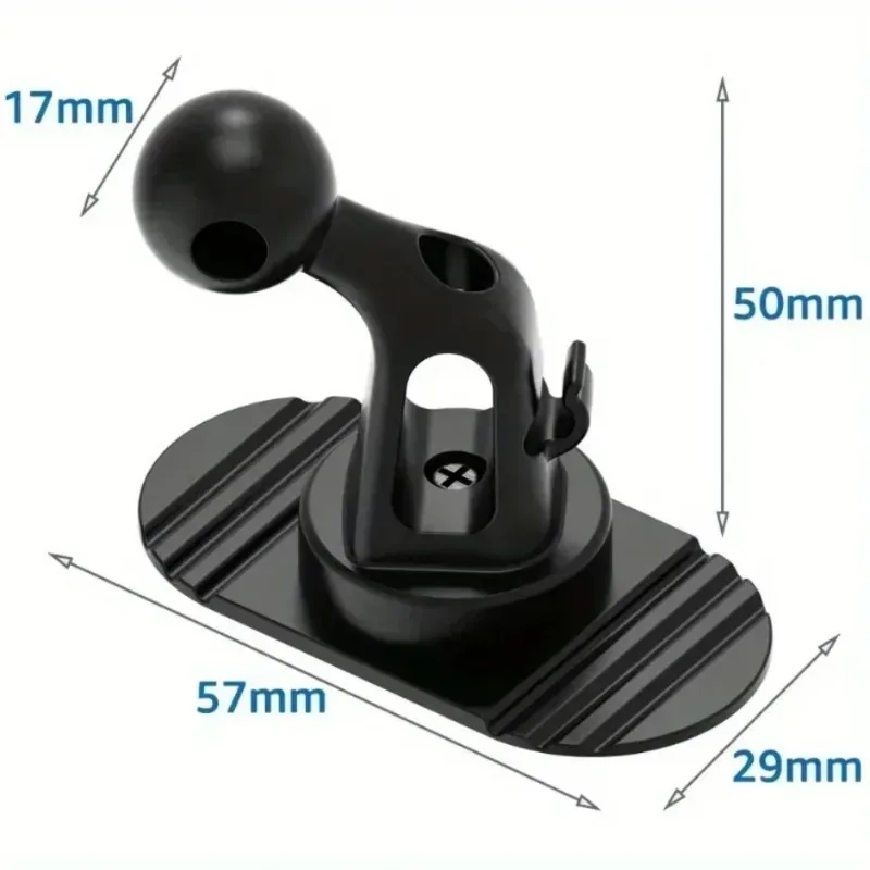 360 Degree Rotating Base Universal Car Dashboard Phone Holder Base 17mm Ball Head Sticker Base for Car Cellphone Stand image 3