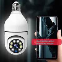 Smart Home Human Motion Detect Color Night Vision Surveillance Camera APP E27 Bulb Camera