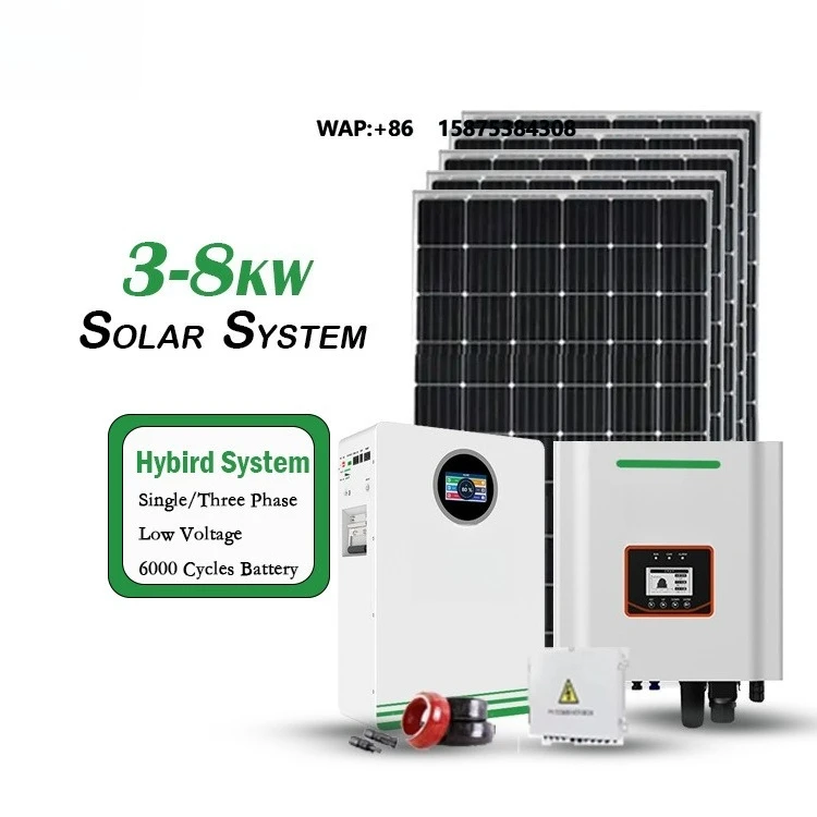 Complete Solar System 3kw to 20kw Hybrid Grid Solar Inverter with Battery for Photovoltaic Panel System Customized Solar Systems