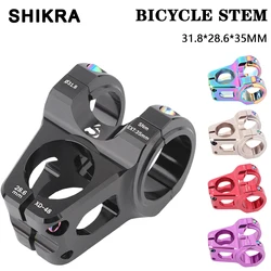 HASSNS XD48 MTB Stem Mountain Bike Stem Table Short Power Road Bicycle Bridge Riser regolabile manubrio potenza 28.6*31.8*35MM