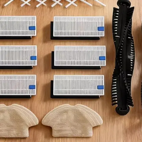 Vacuum Cleaner Accessories Set Compatible For 360 For S6 Robot Vacuum Cleaner - Roller Brush, Side Brush, Filters & Mops Cloths