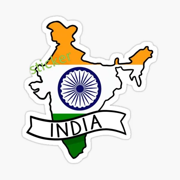 Indian India Funny Car Stickers Vinyl Fashion Motorcycle Bumper Window Decal Laptop Bodywork Windshield Cover Scratches