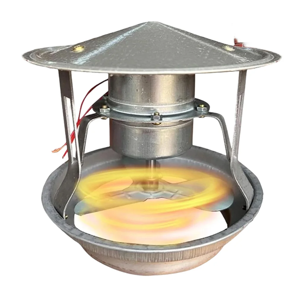 Flue Fan 40 W Exhaust Pipe Fan Chimney Fan Chimney Ventilation Exhaust Gas Fireplace Fan Household Chimney Induced Draft Fan