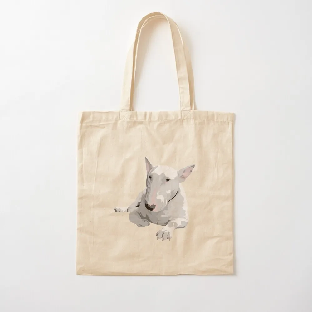 English Bull terrier Tote Bag reusable shopping bags eco bag folding canvas bags tote bags men Canvas Tote Bag