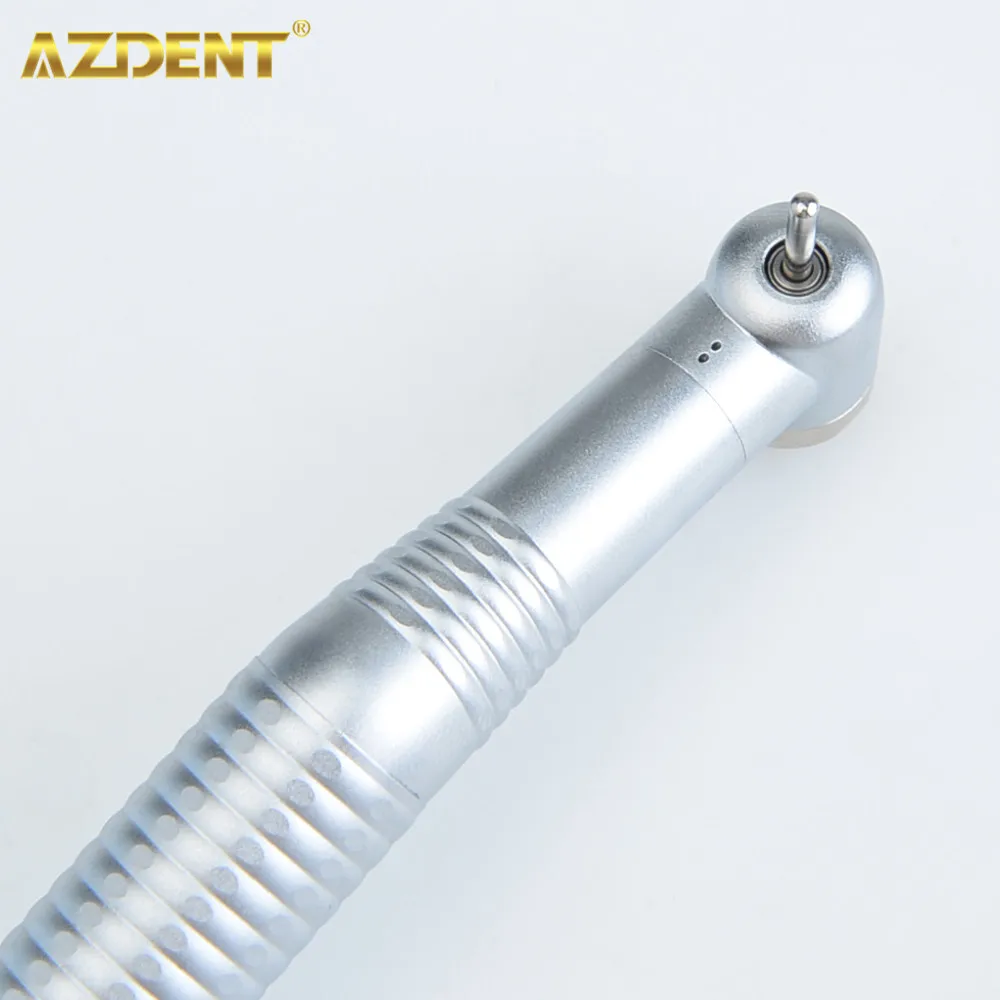 AZDENT Dental High Speed Handpiece Standard Head Burs 1.6mm Push Button Single Way Spray Dentistry Medical Turbine Handpiece